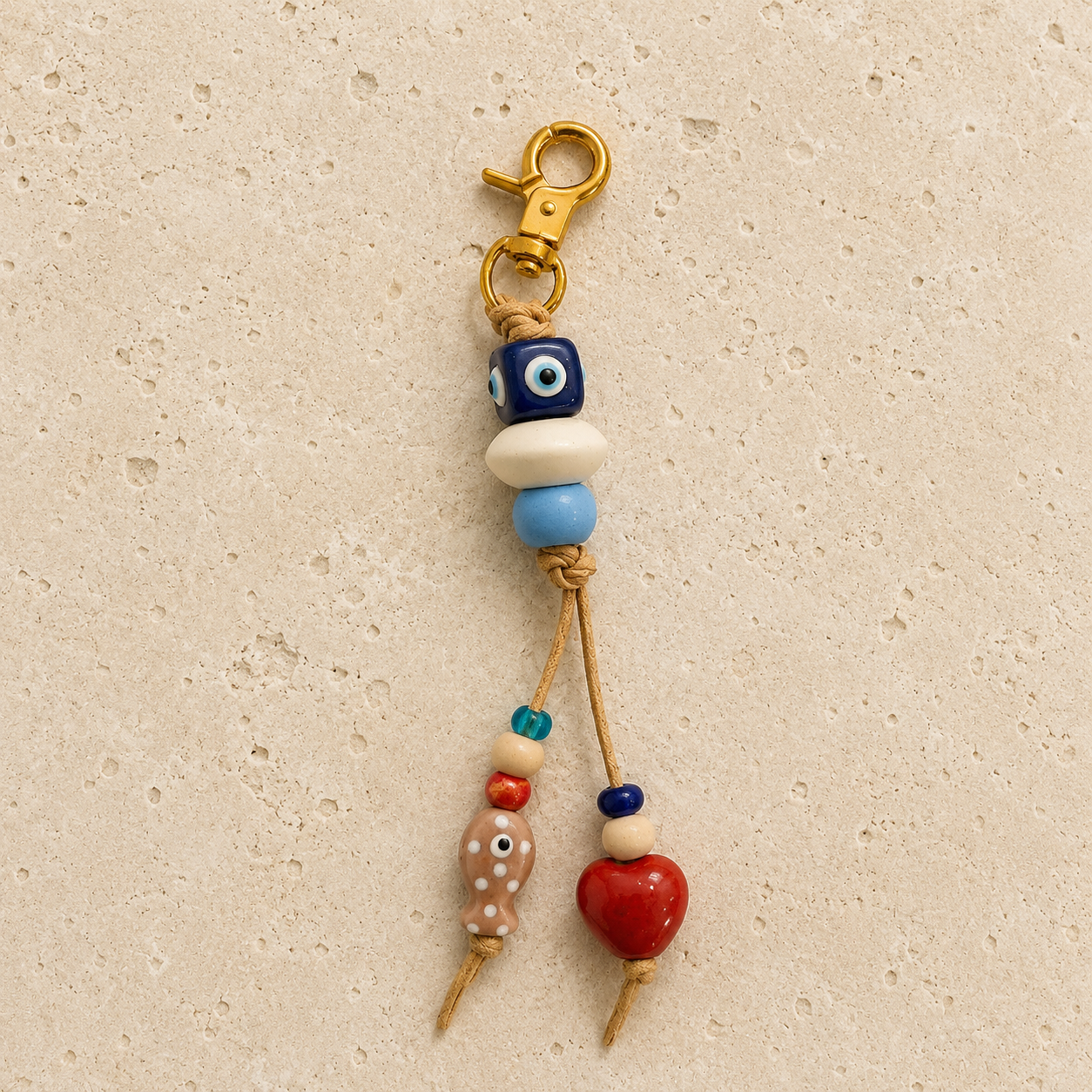 Beaded Key Ring / Bag Charm