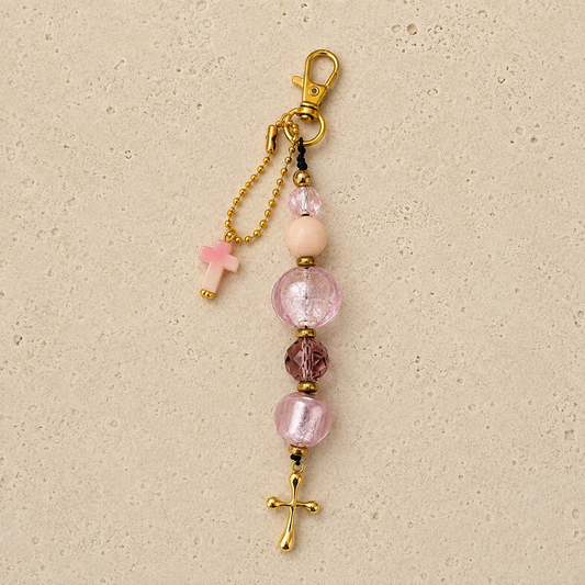 Beaded Keyring / Bag Charm