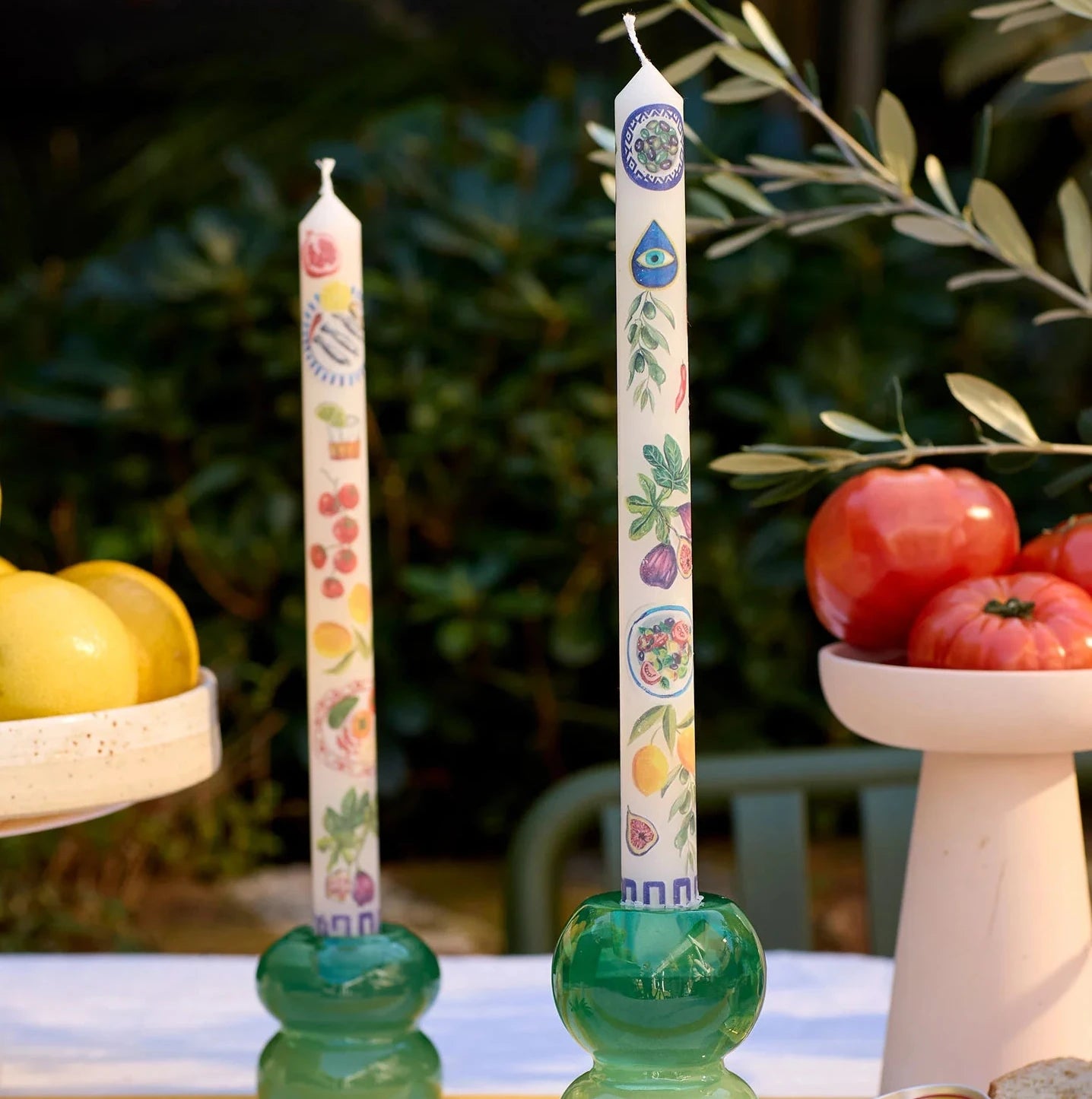 Taper Candle Set Mediterranean Summer