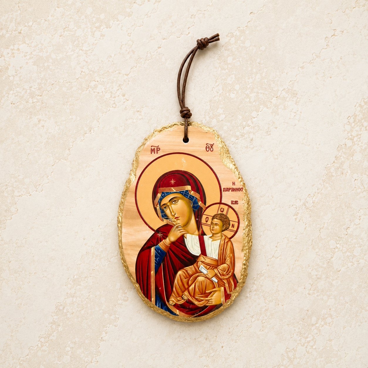Mary & Jesus Ceramic Icon
