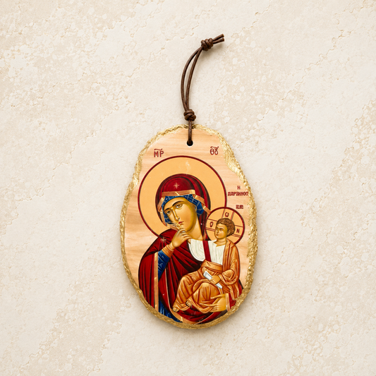 Mary & Jesus Ceramic Icon