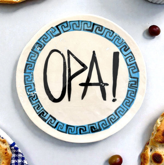 OPA! Ceramic Plate
