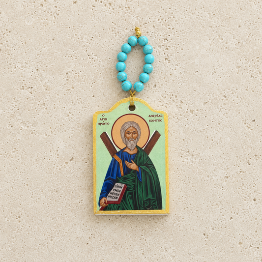 Saint Andrew Of Crete Ceramic Icon