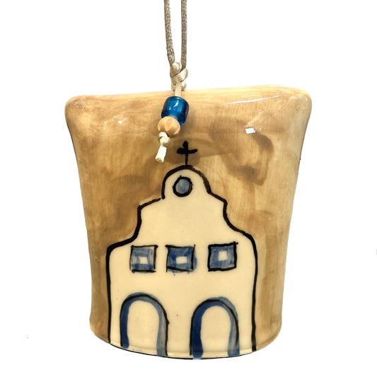 Handmade Ceramic Bell ~ Beige