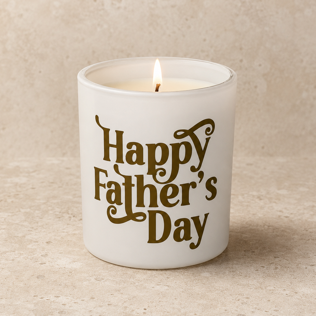 Happy Father’s Day Bergamot Tobacco Soy Wax Candle