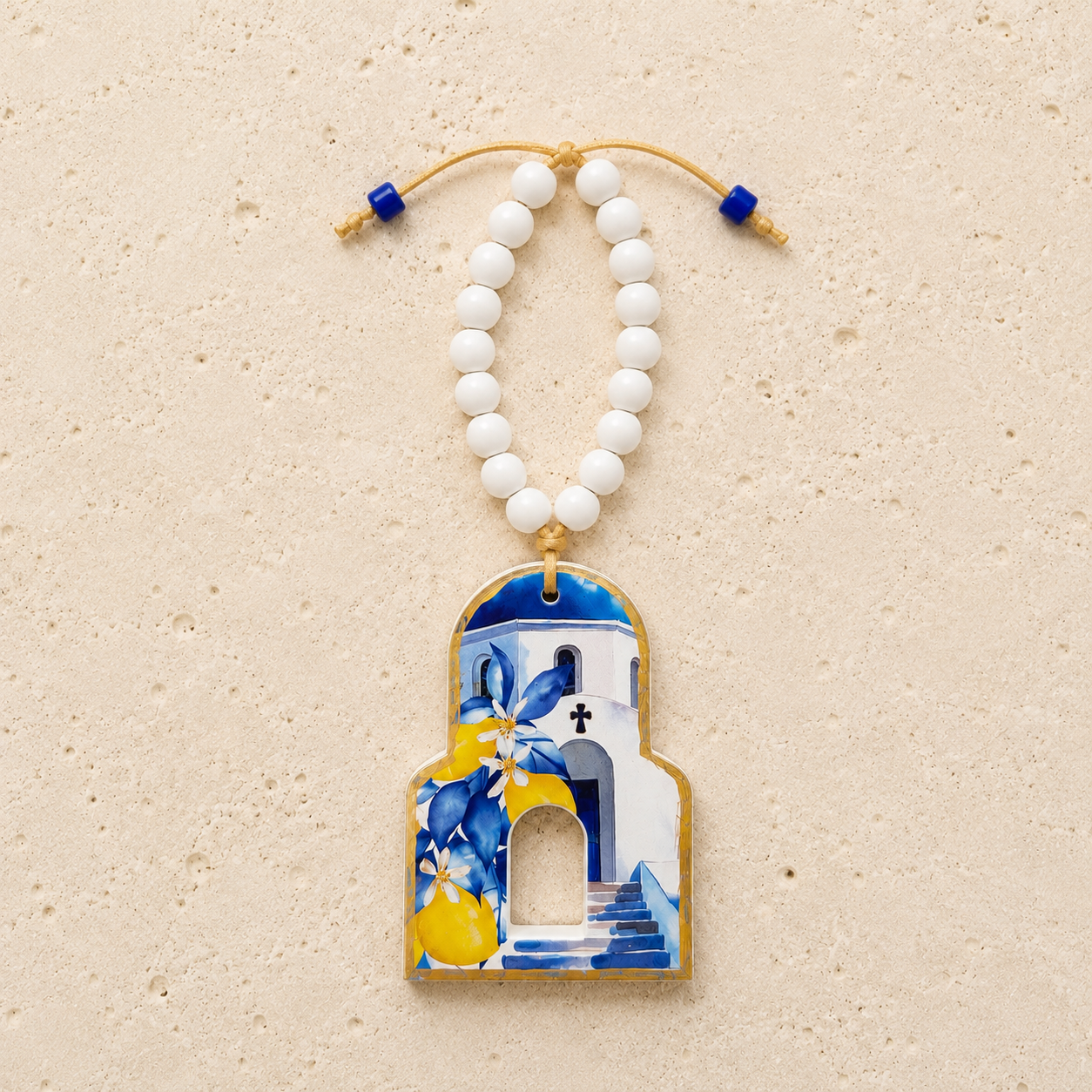 Ceramic Church Ornament