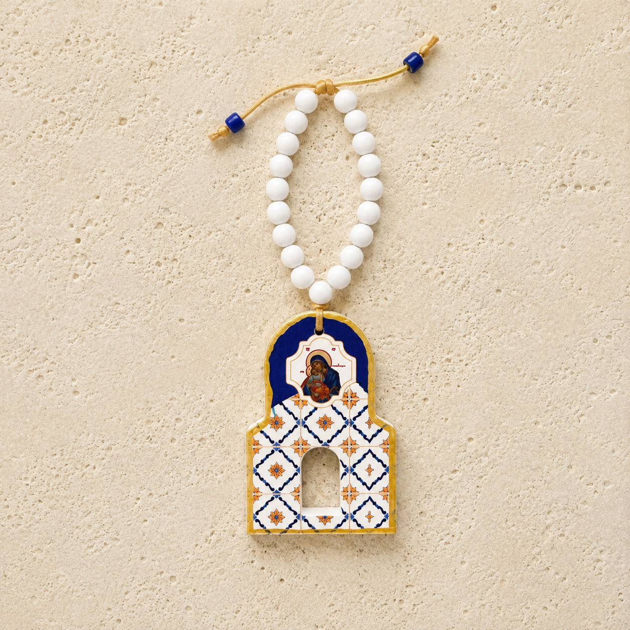 Ceramic Church Ornament