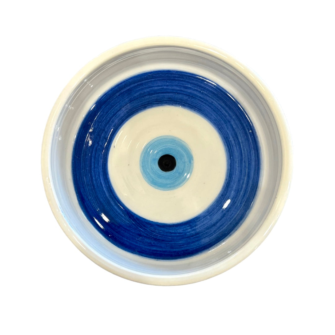 Evil eye Handmade Ceramic Pet Bowl