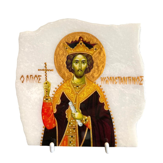 Saint Kostantinos On Marble