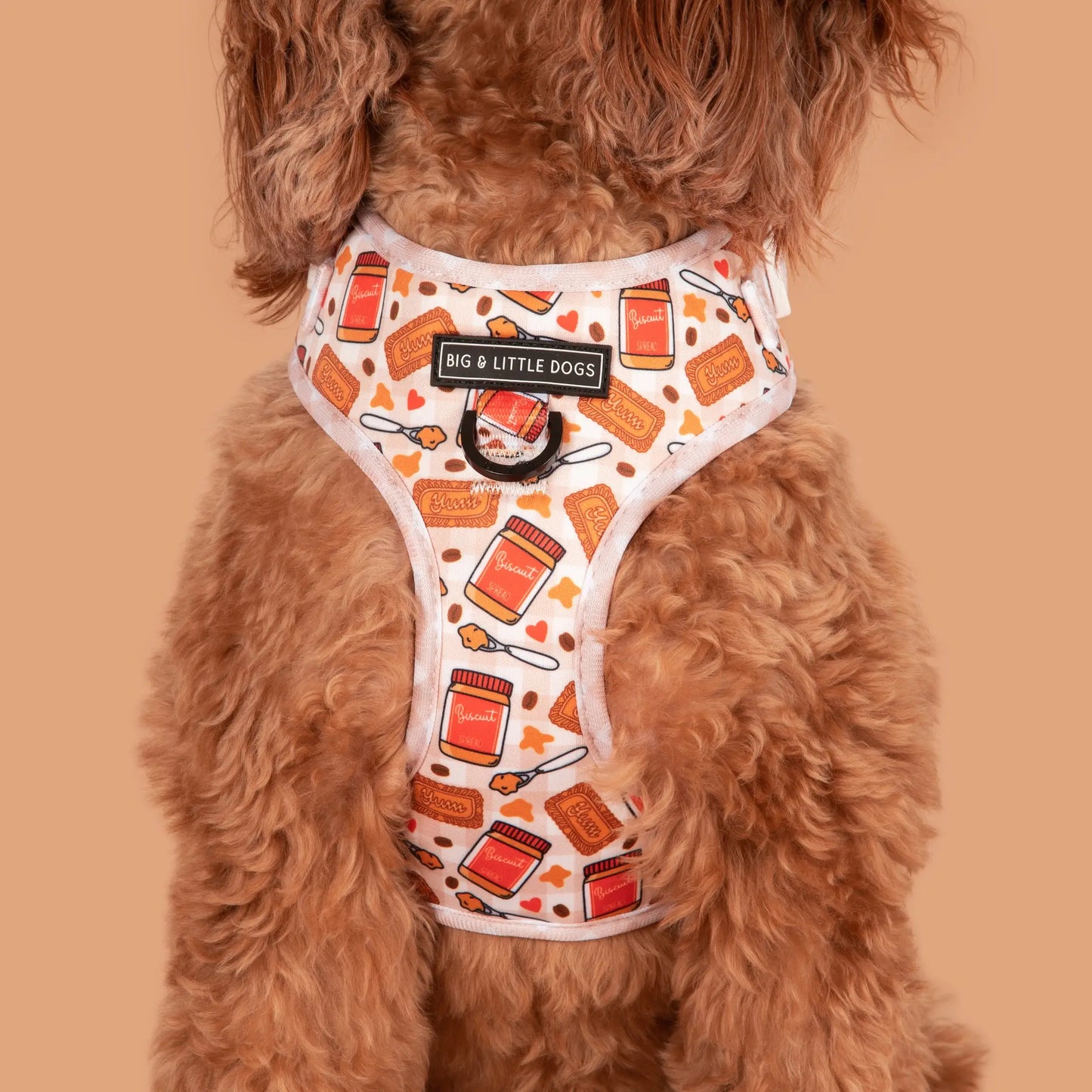 Adjustable Dog Harness - Biscoff Biswoof Crunch