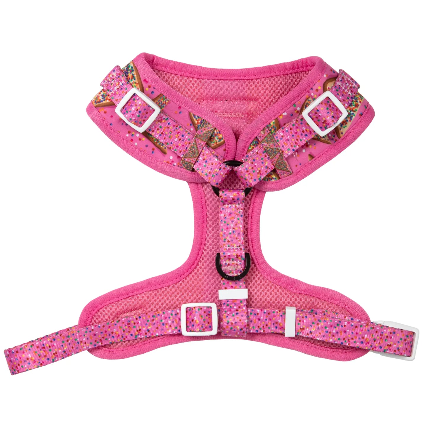 Adjustable Dog Harness - Pink Fairy Bread