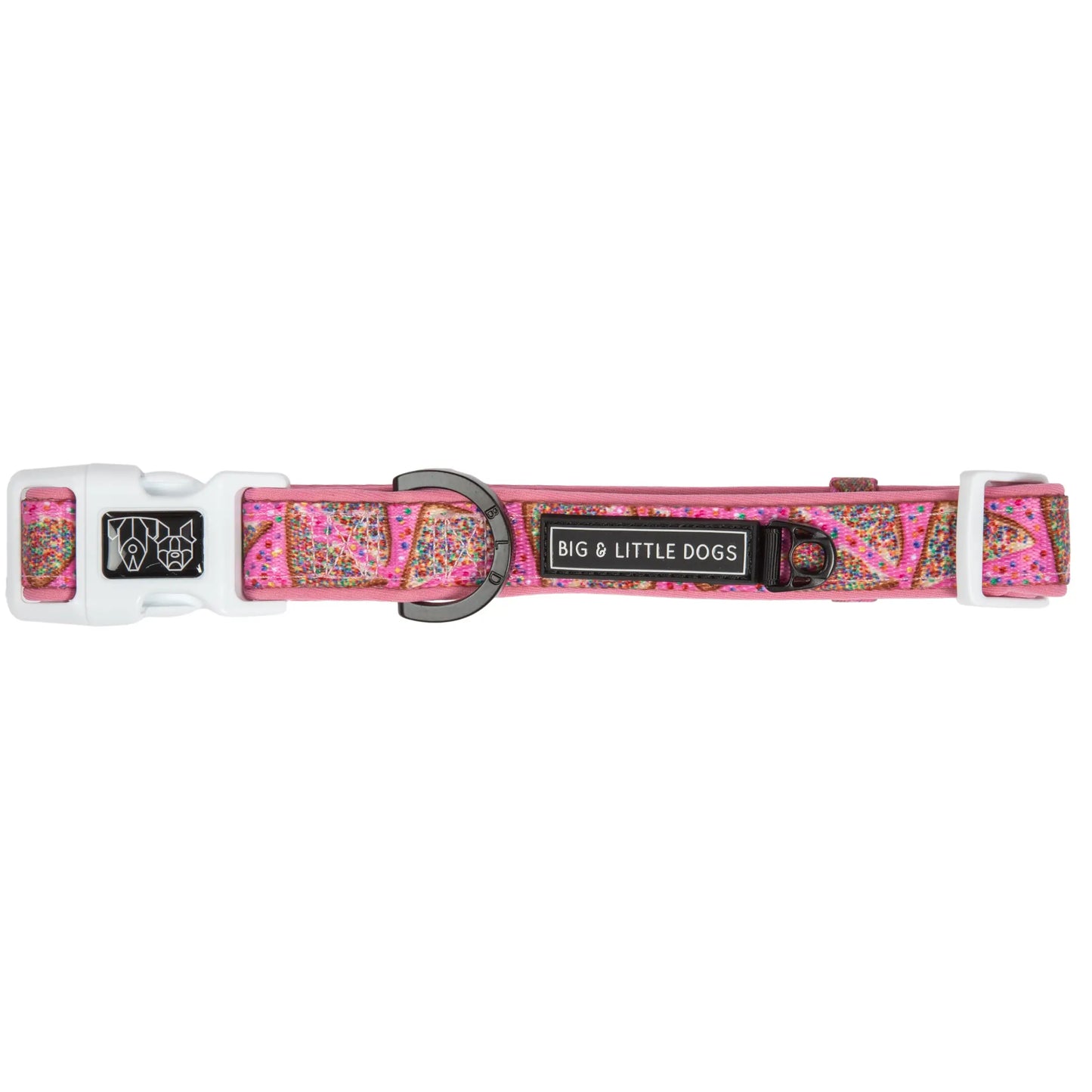 Dog Collar & Bow Tie - Pink Fairy Bread