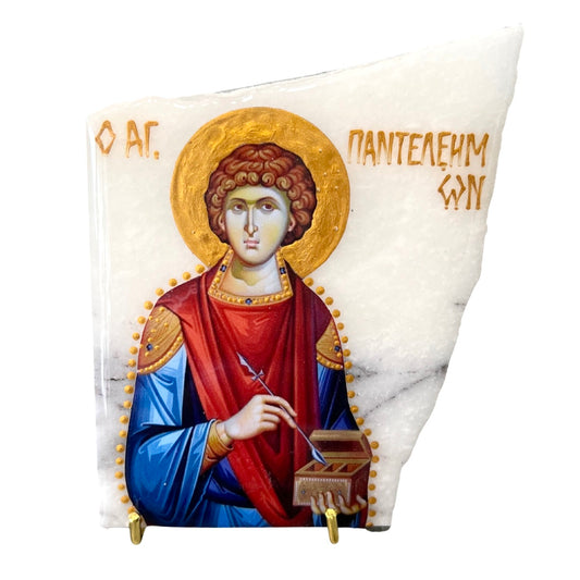 Saint Pantelimom On Marble