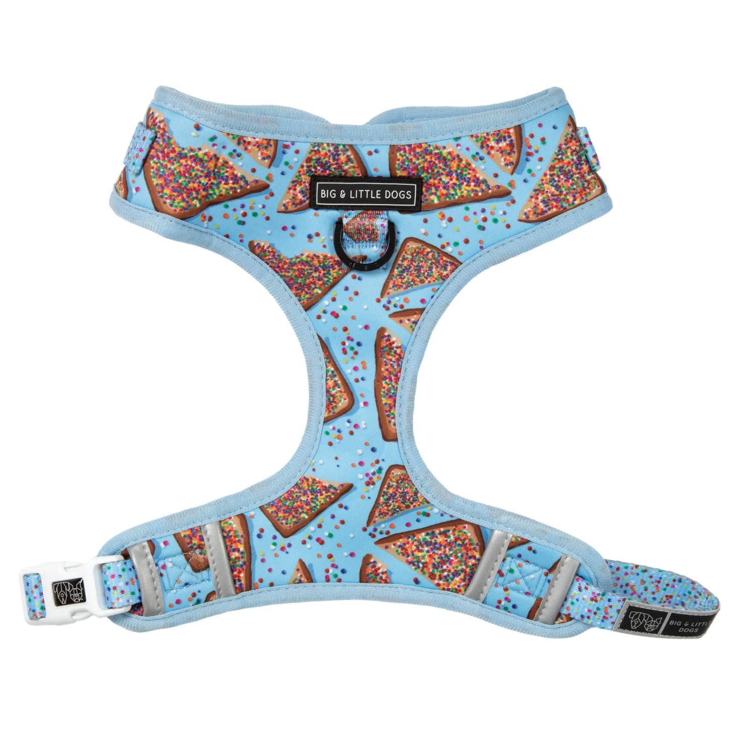 Adjustable Dog Harness - Blue Fairy Bread