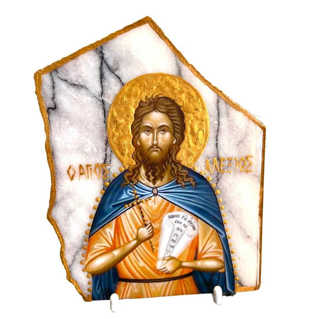 Saint Alexios On Marble