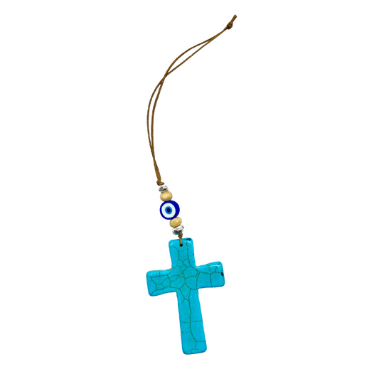 Turquoise Amalfi Cross Piece