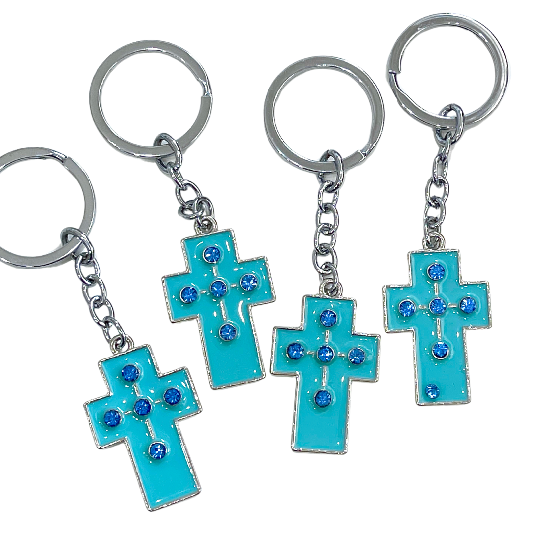 Leo Cross Keyring