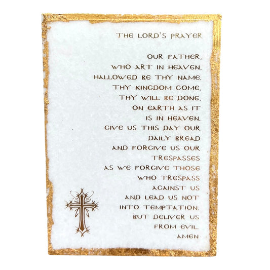 Lords Prayer Marble Icon