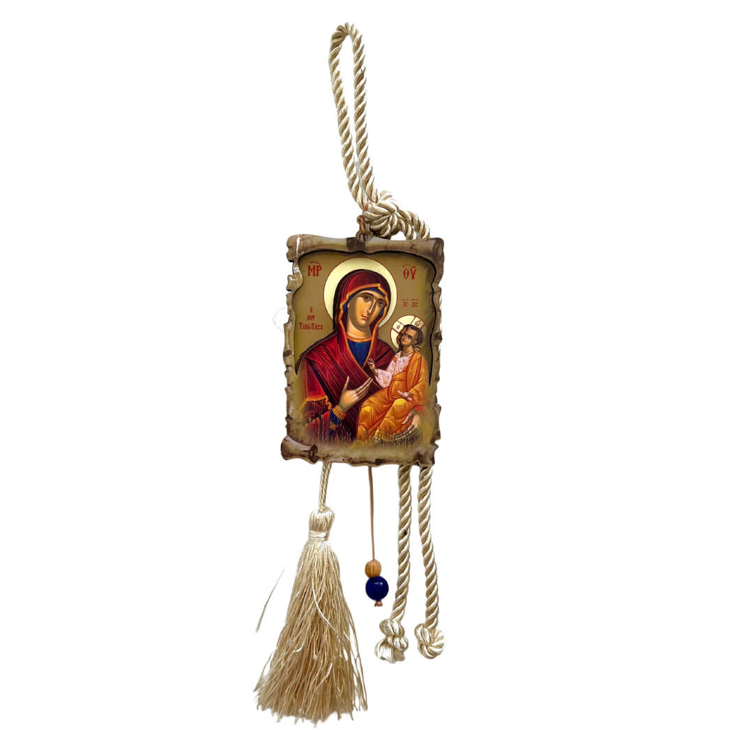 Mary And Jesus Icon Ornament