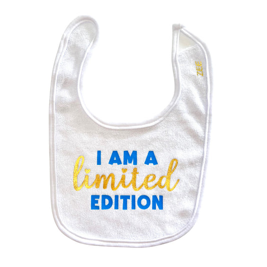 I Am A Limited Edition Bib - Blue