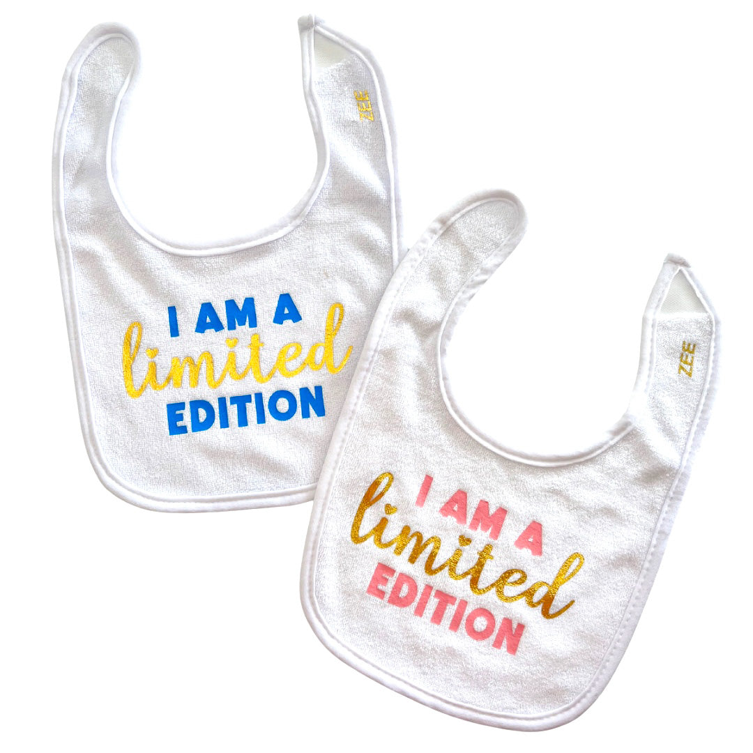 I Am A Limited Edition Bib - Pink